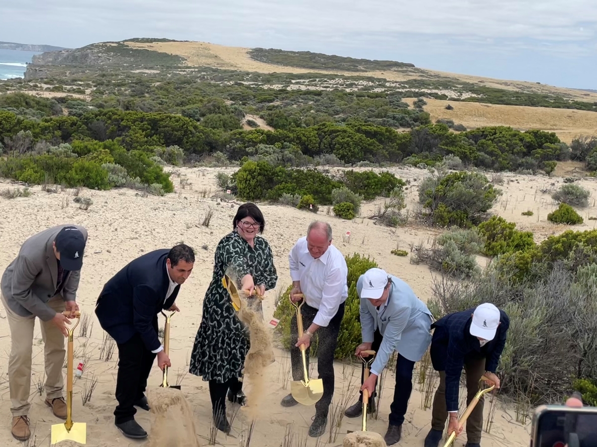 Soil Turning Ceremony at The Cliffs Kangaroo Island