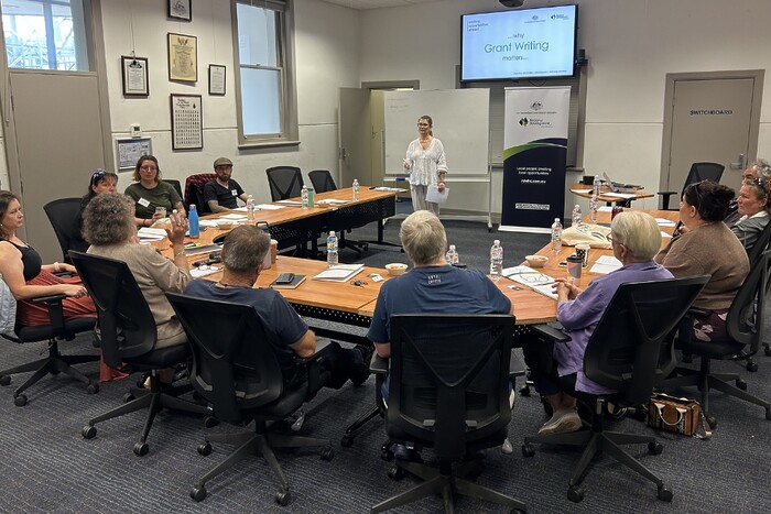 Grant Writing Masterclass participants at Kangaroo Island session